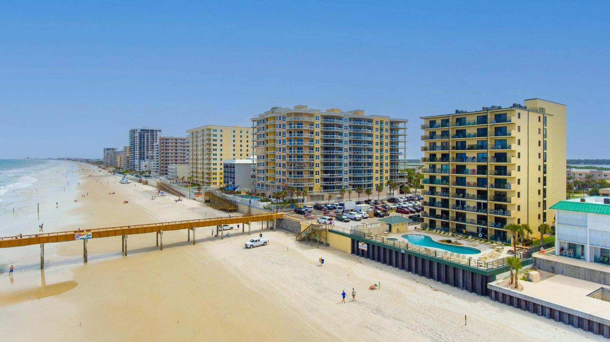 Ocean Front Condo With Amazing Views! Sunglow Resort 402 By Brightwild Daytona Beach Shores Extérieur photo